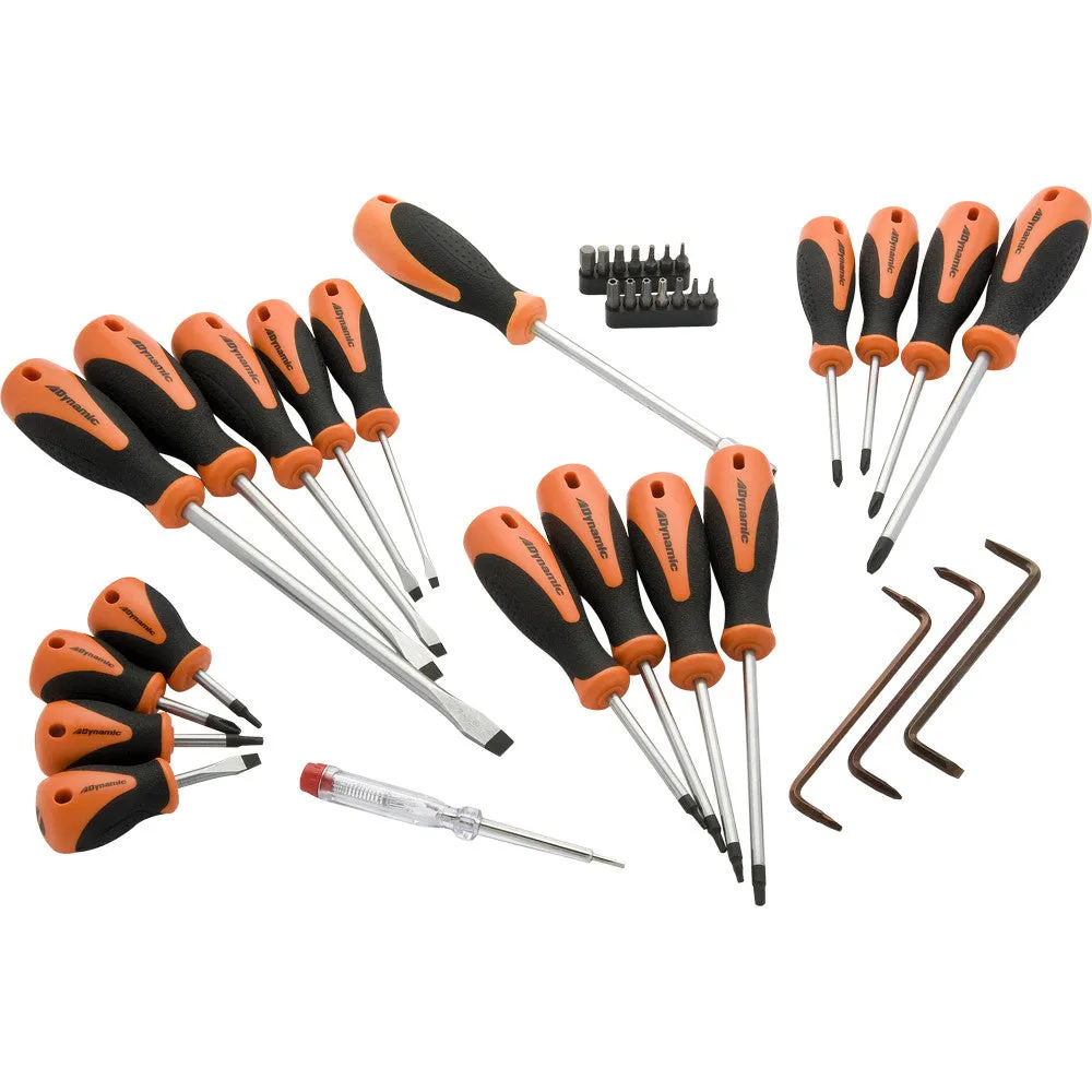 36 Piece Screwdriver & Bit Set With Comfort Grip Handles