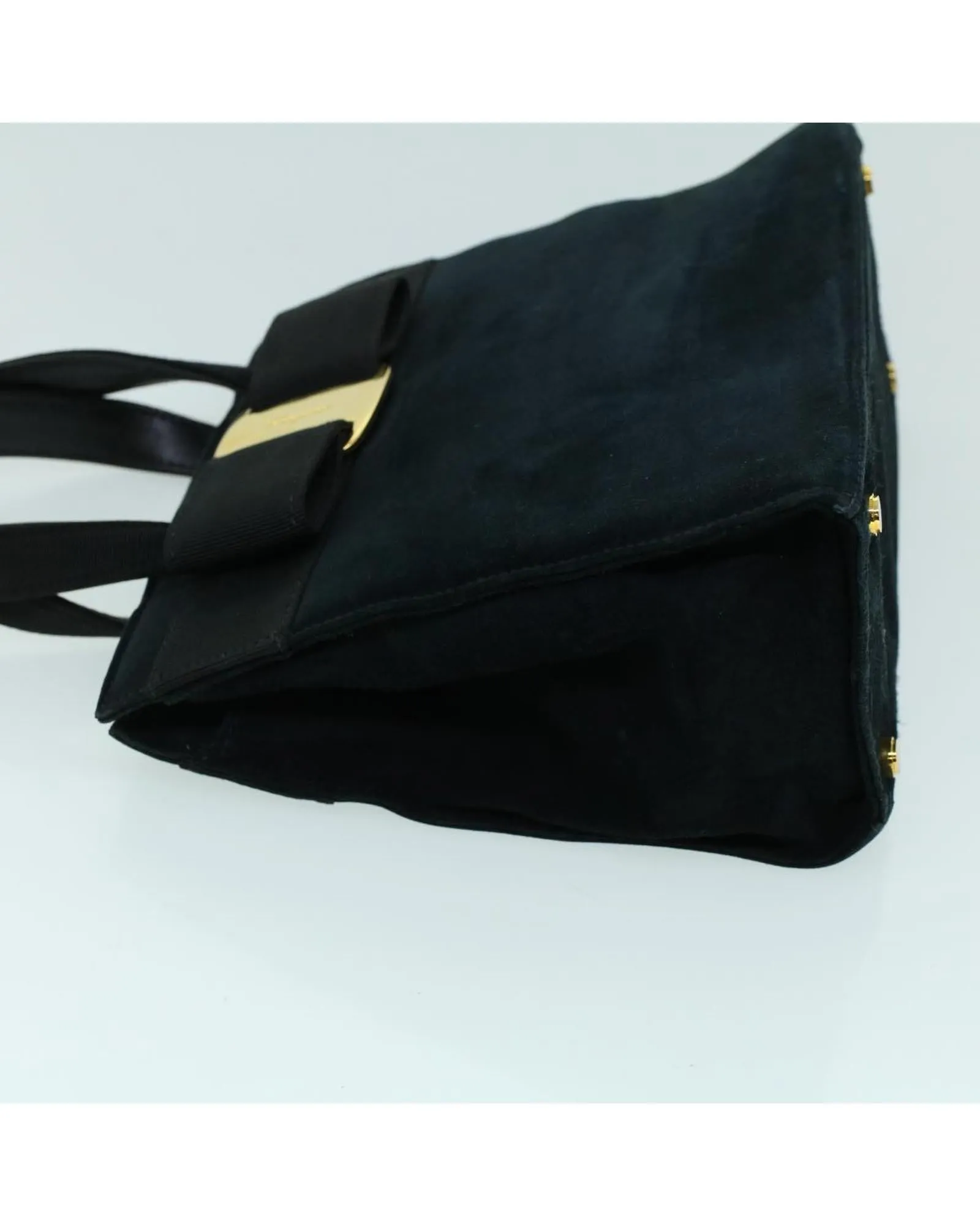 Authentic Black Suede Hand Bag