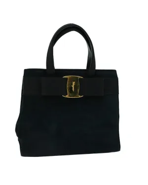 Authentic Black Suede Hand Bag