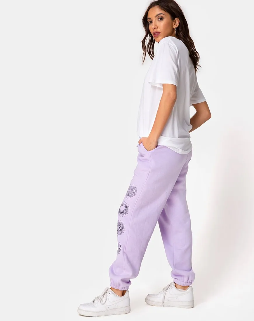 Basta Jogger in Lilac 'All Of My Bones'