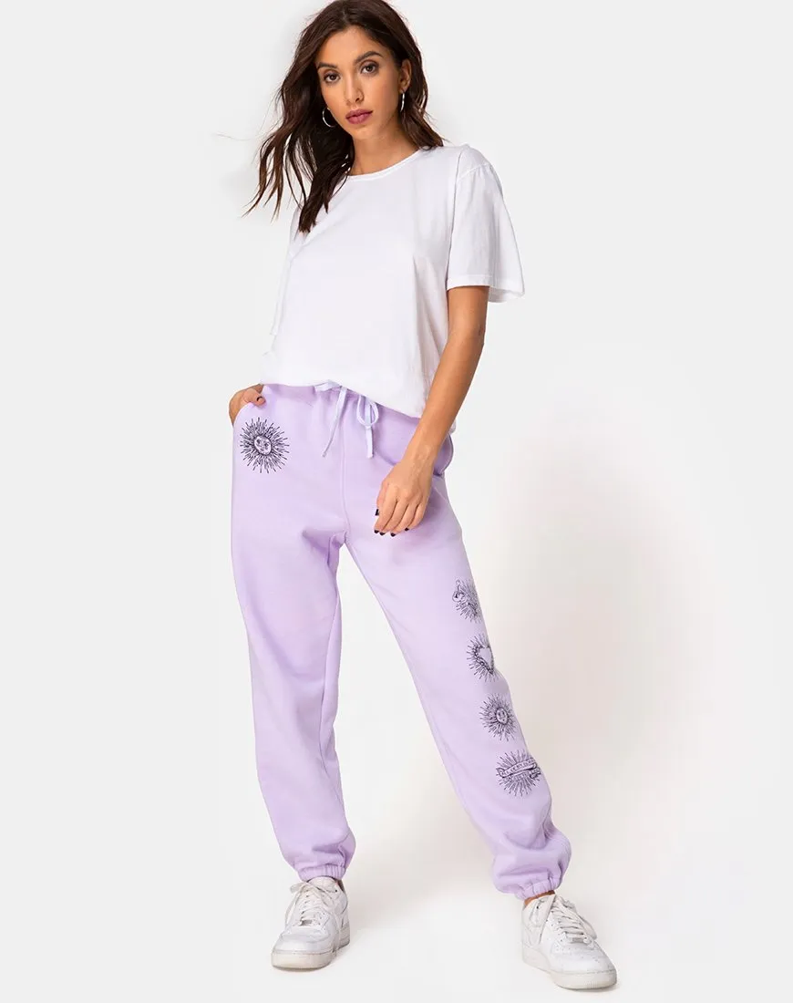 Basta Jogger in Lilac 'All Of My Bones'