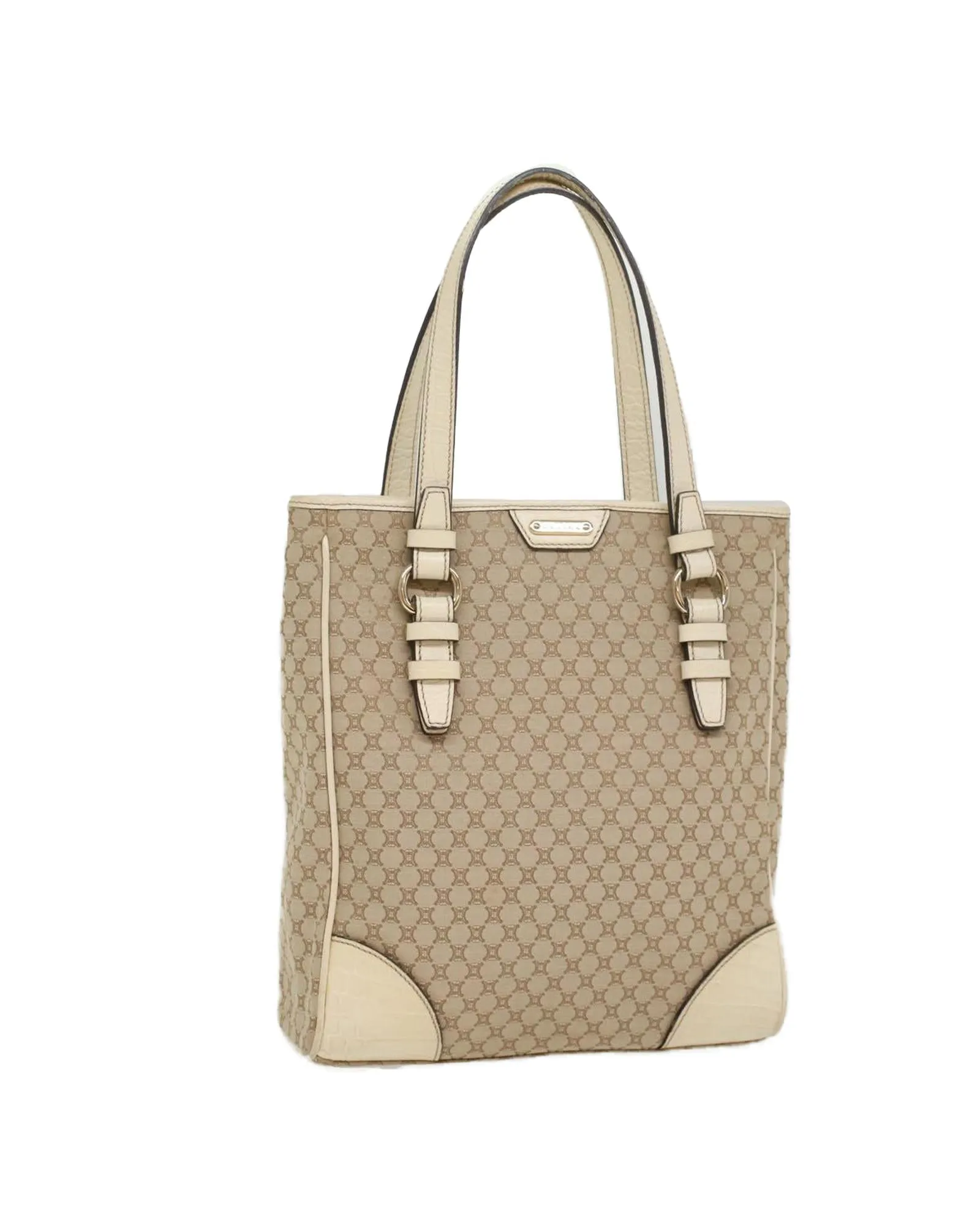 Beige Macadam Canvas Tote Bag - Pre-owned