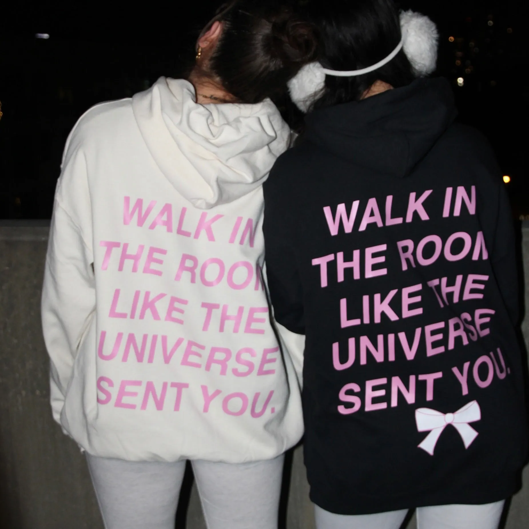 Black Walk In the Room Like the Universe Sent You Sweatshirt (S-5XL)