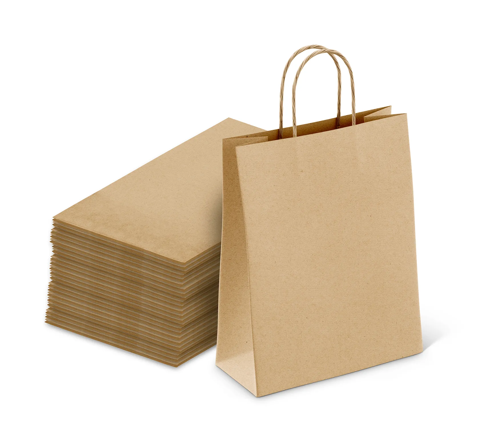 Brown Kraft Bags 8x4.5x10.5 inch