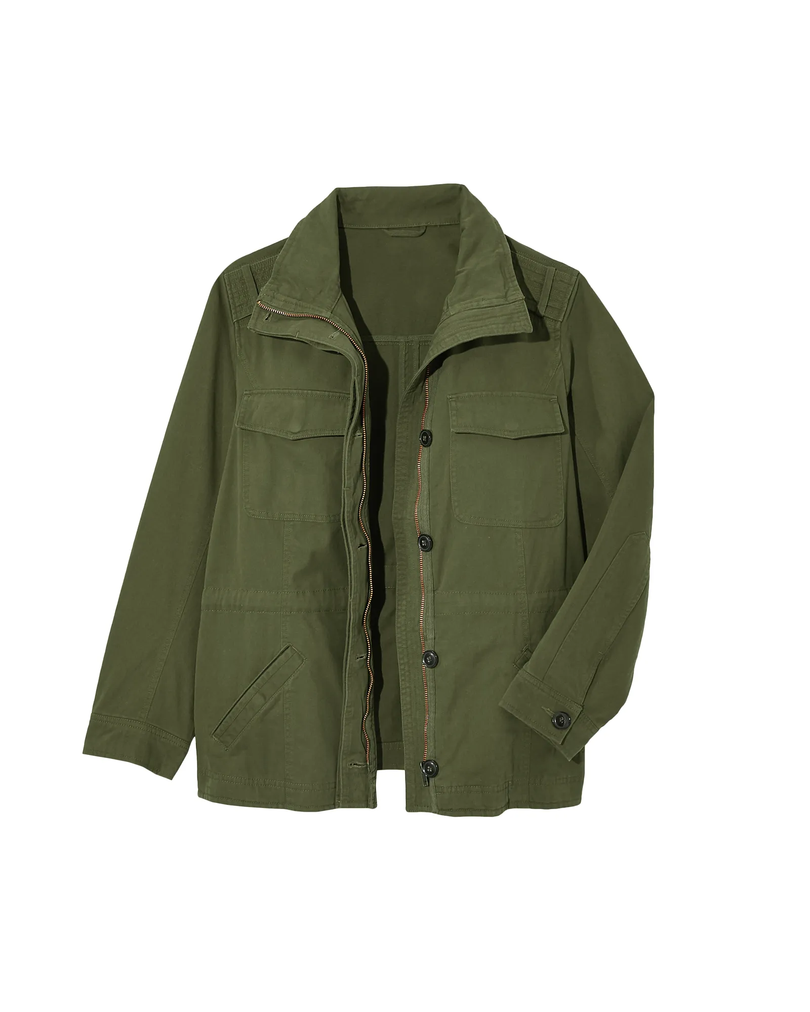 Camellia Cargo Jacket | Olive Green