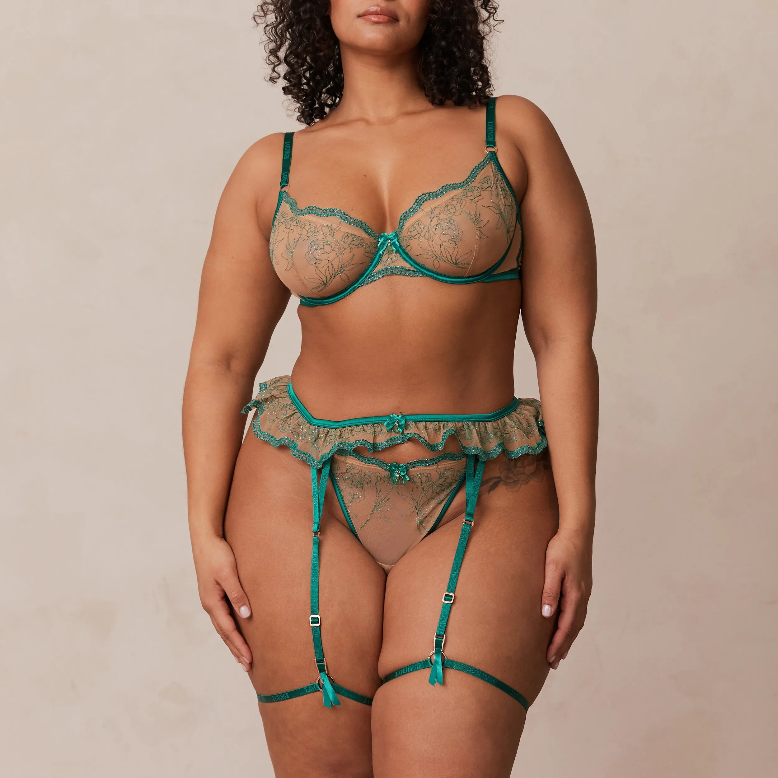 Celine Intimates Bra (Set) - Green