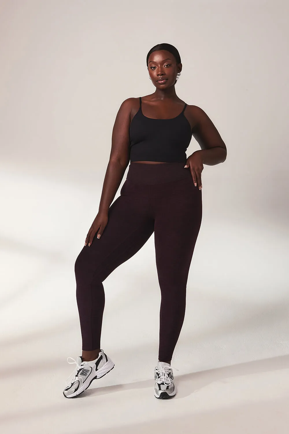 Curve Ultimate Soft-Touch High Waisted Leggings - Winter Berry