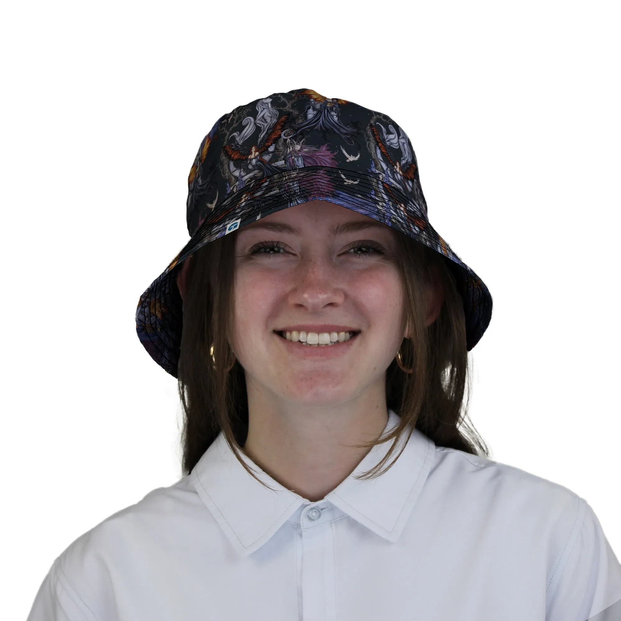 Dark Elves Gathering Bucket Hat