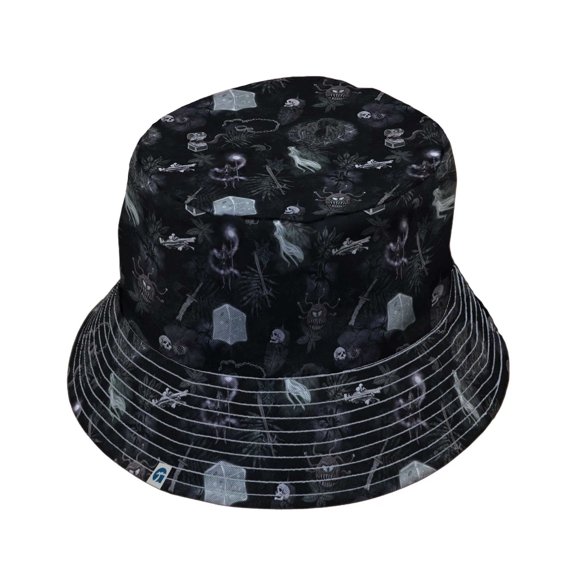 Dnd Dungeon Monsters Midnight Bucket Hat