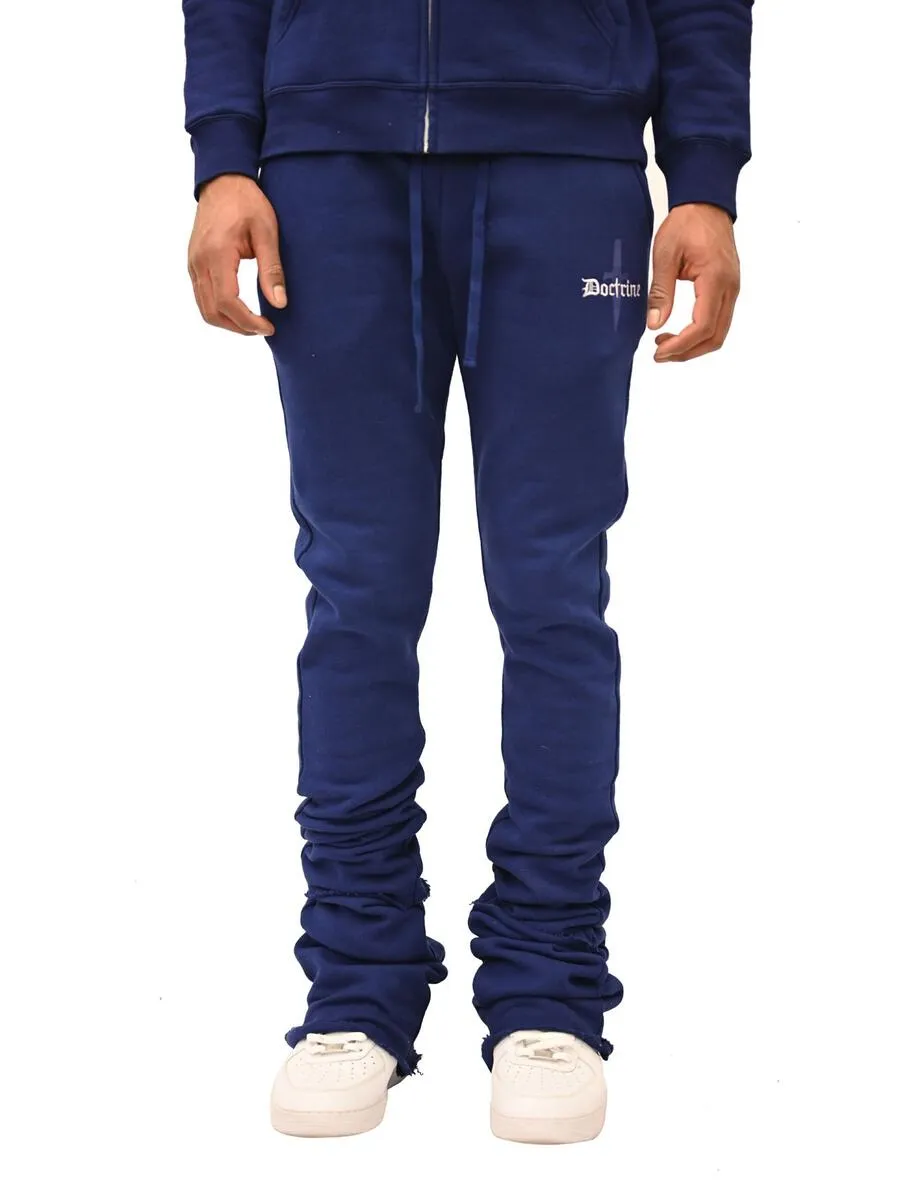 DOCTRINE STAKED DAGGER JOGGER (DB0024) NAVY