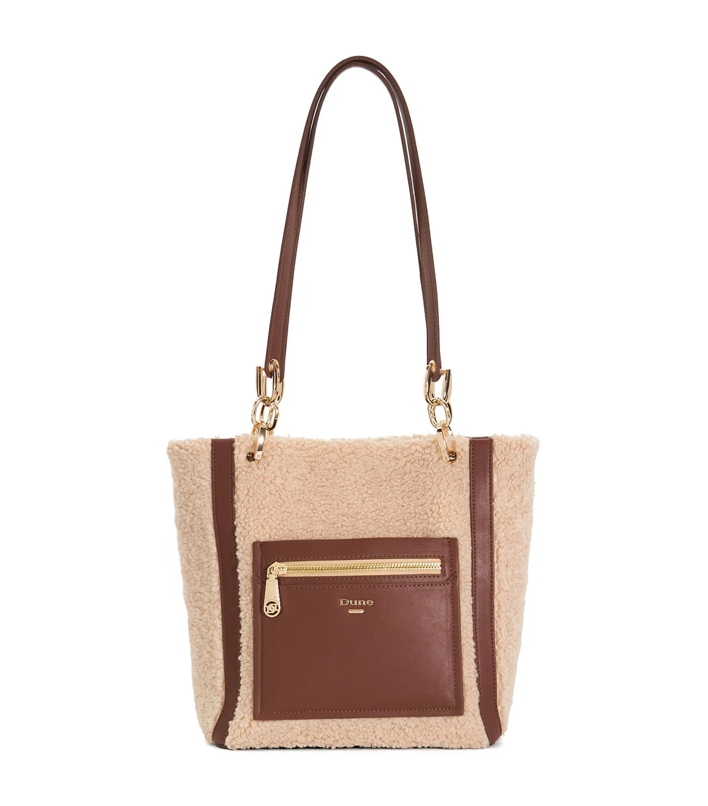 Duckie Medium Bucket Bag Tan