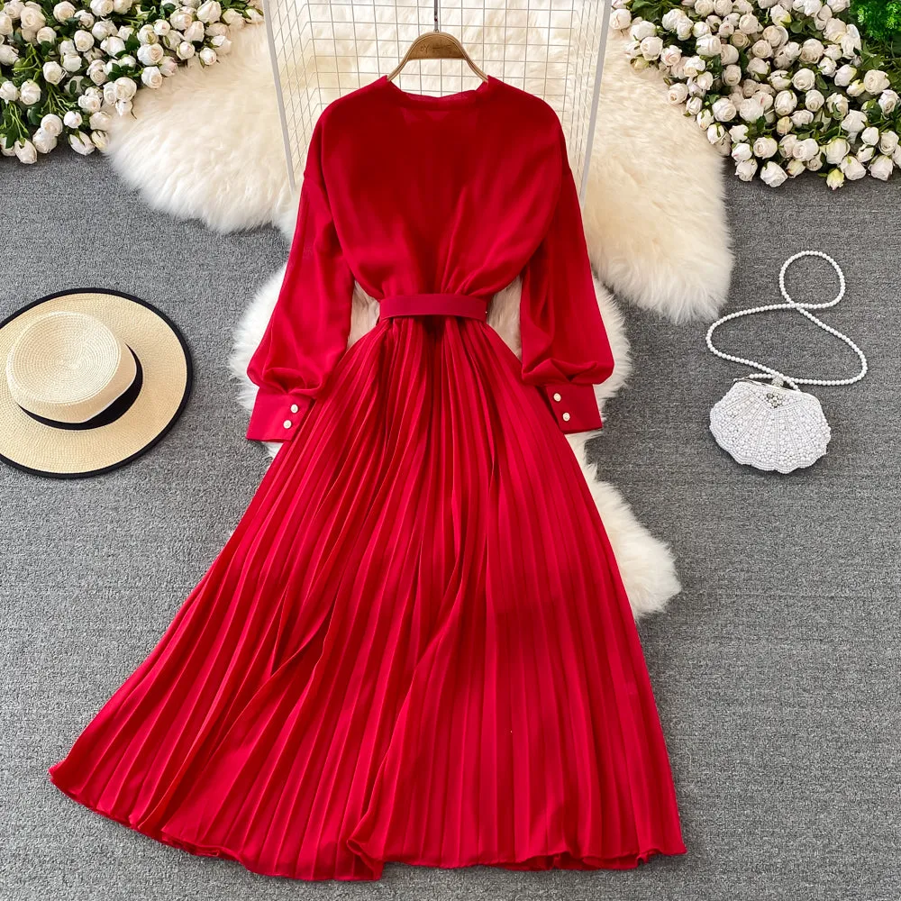 Elegant chiffon A line dress fashion dress     S270