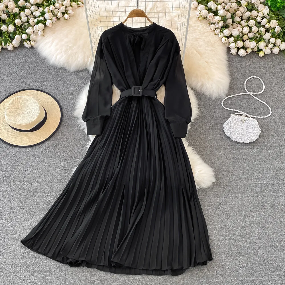 Elegant chiffon A line dress fashion dress     S270