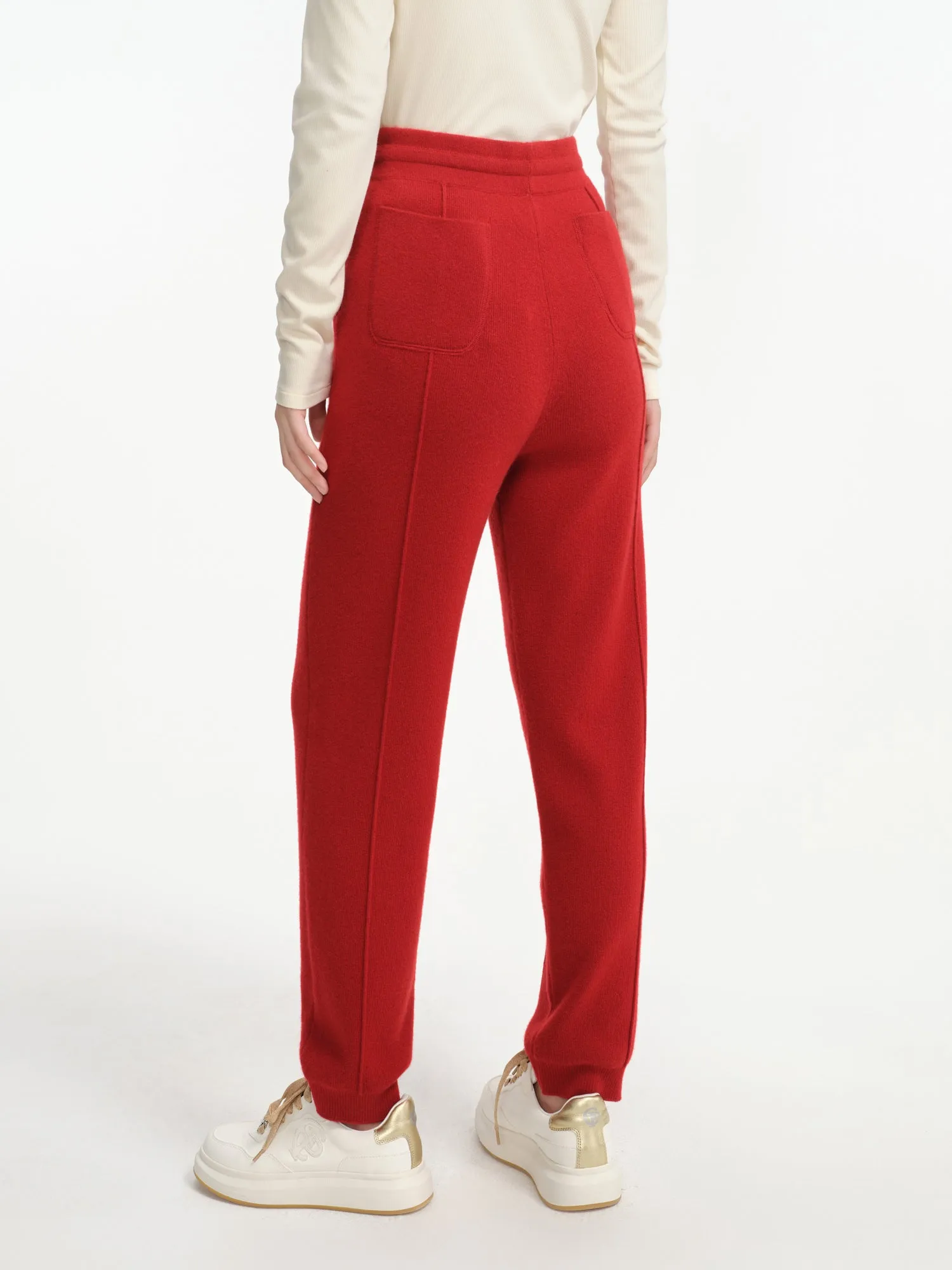 EP YAYING Cashmere Jogger Pants