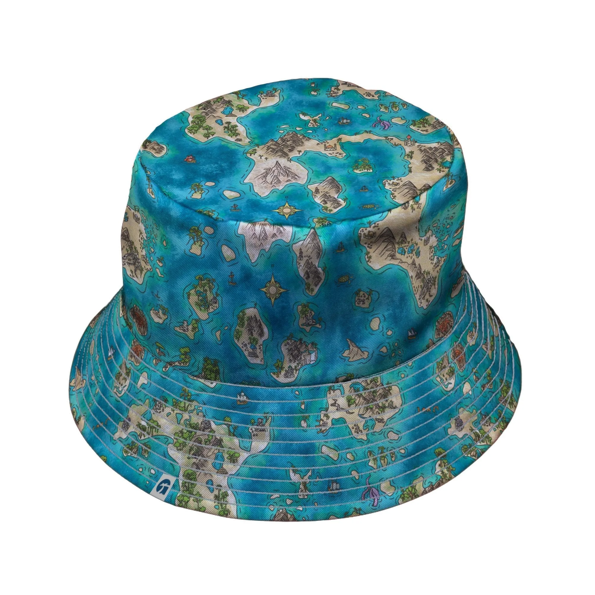 Fantasy World Map Dnd Bucket Hat