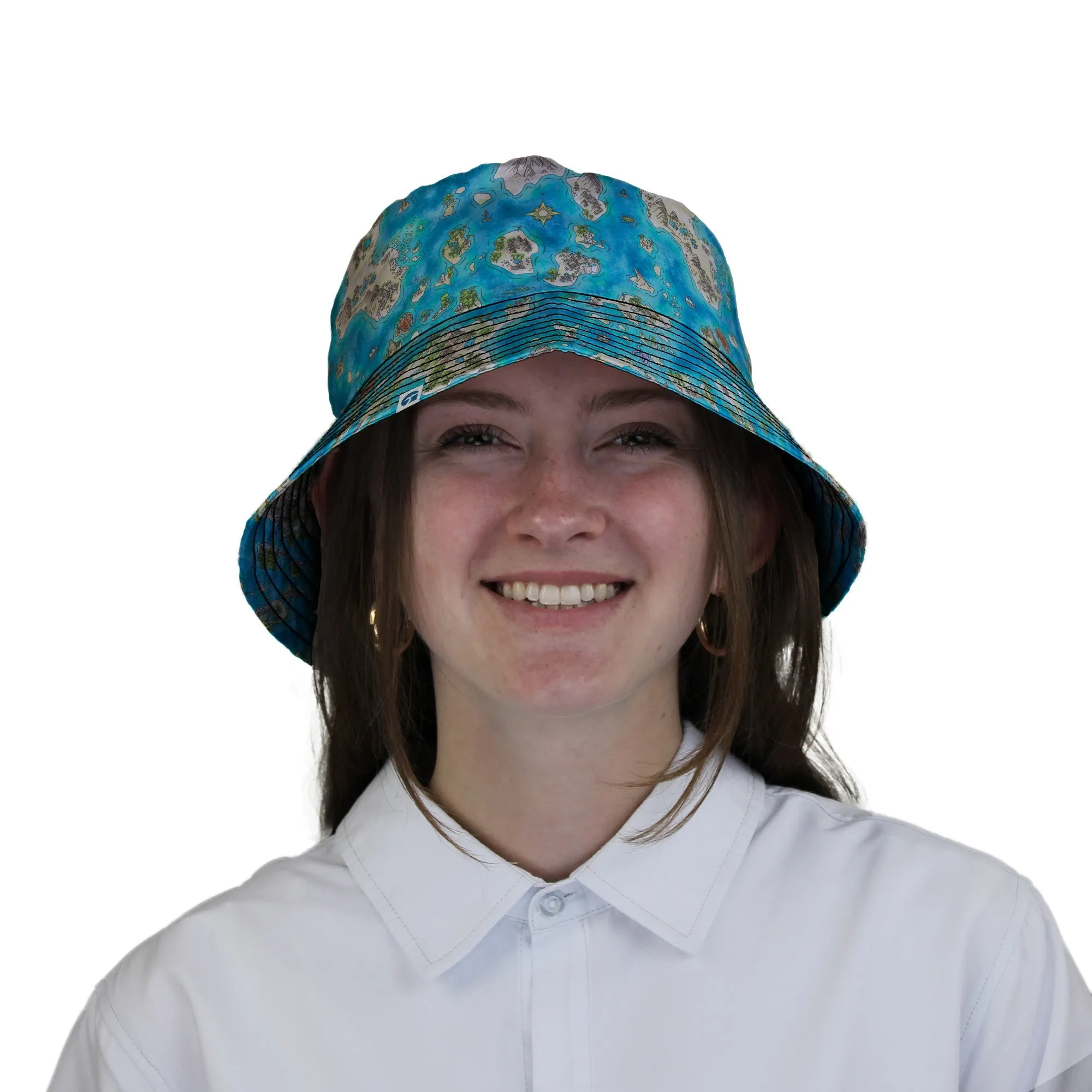 Fantasy World Map Dnd Bucket Hat