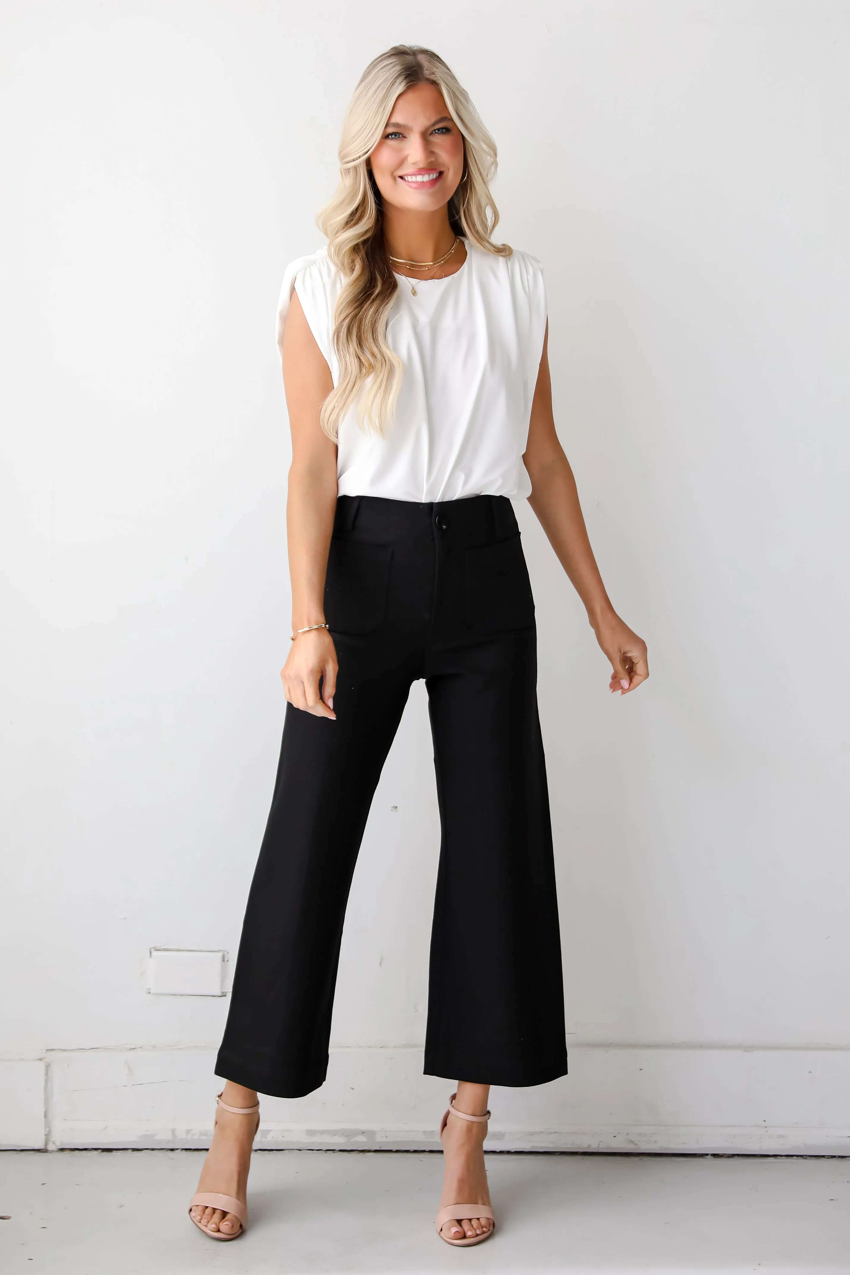 FINAL SALE - Icon Instinct Black Trouser Pants