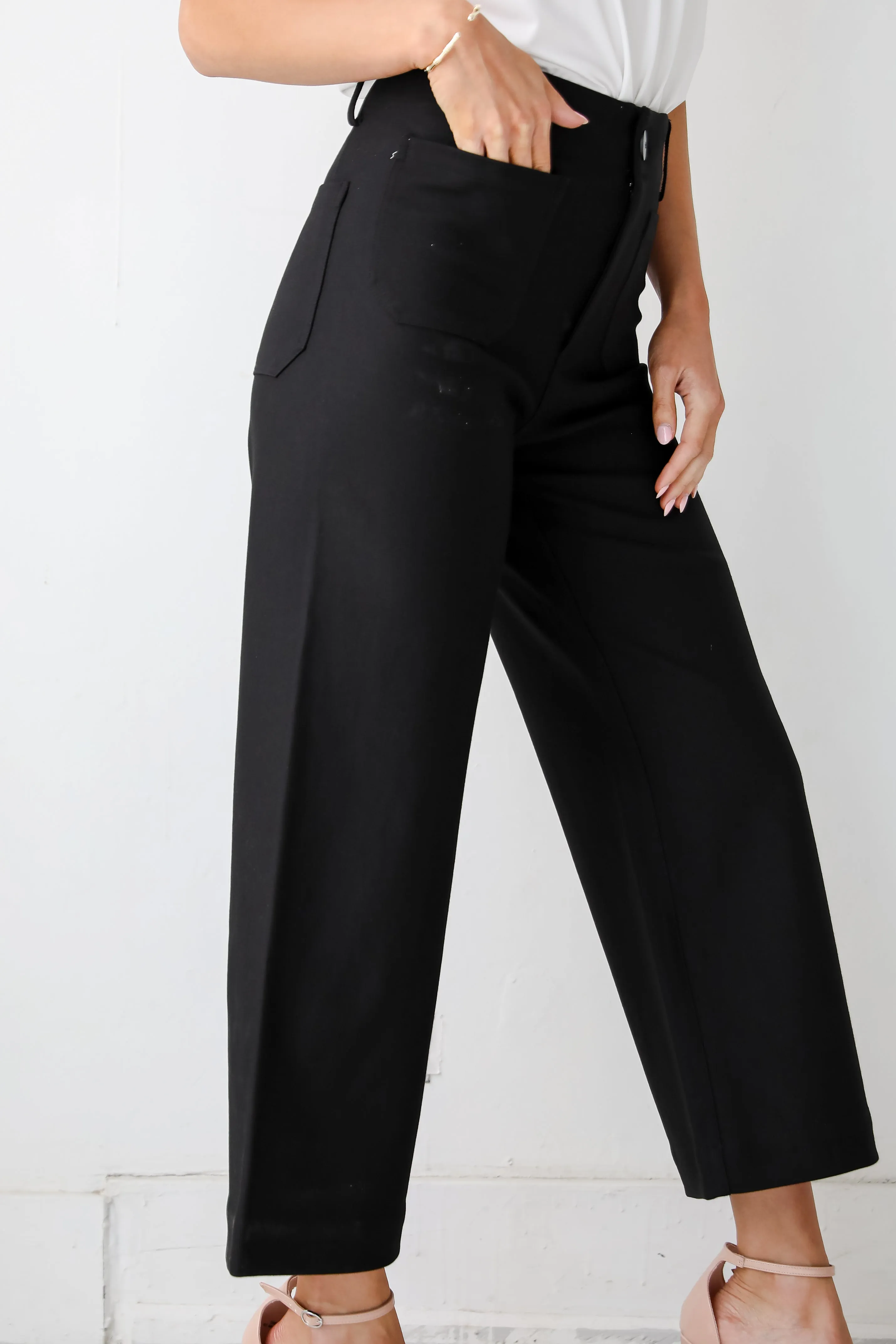 FINAL SALE - Icon Instinct Black Trouser Pants