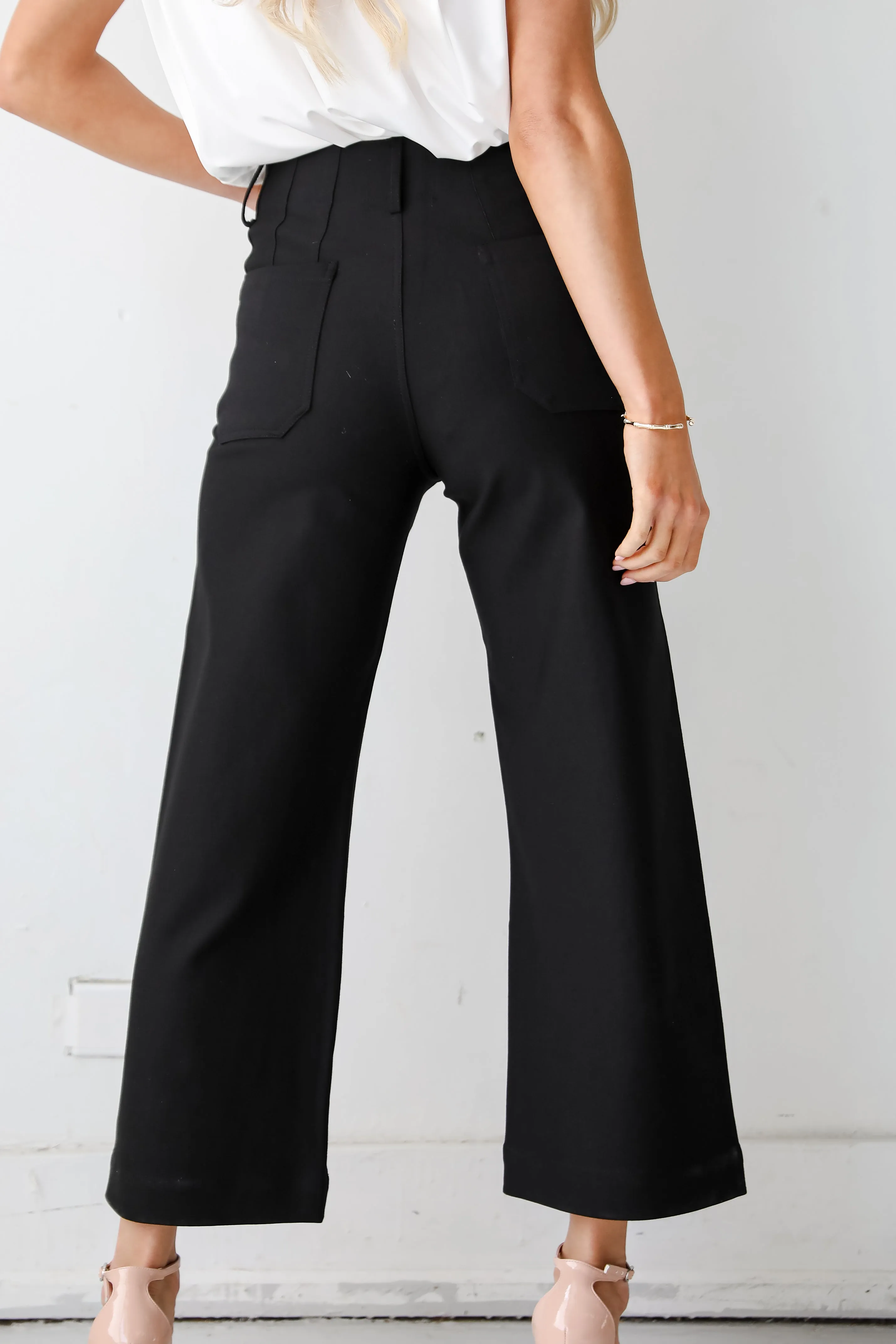 FINAL SALE - Icon Instinct Black Trouser Pants