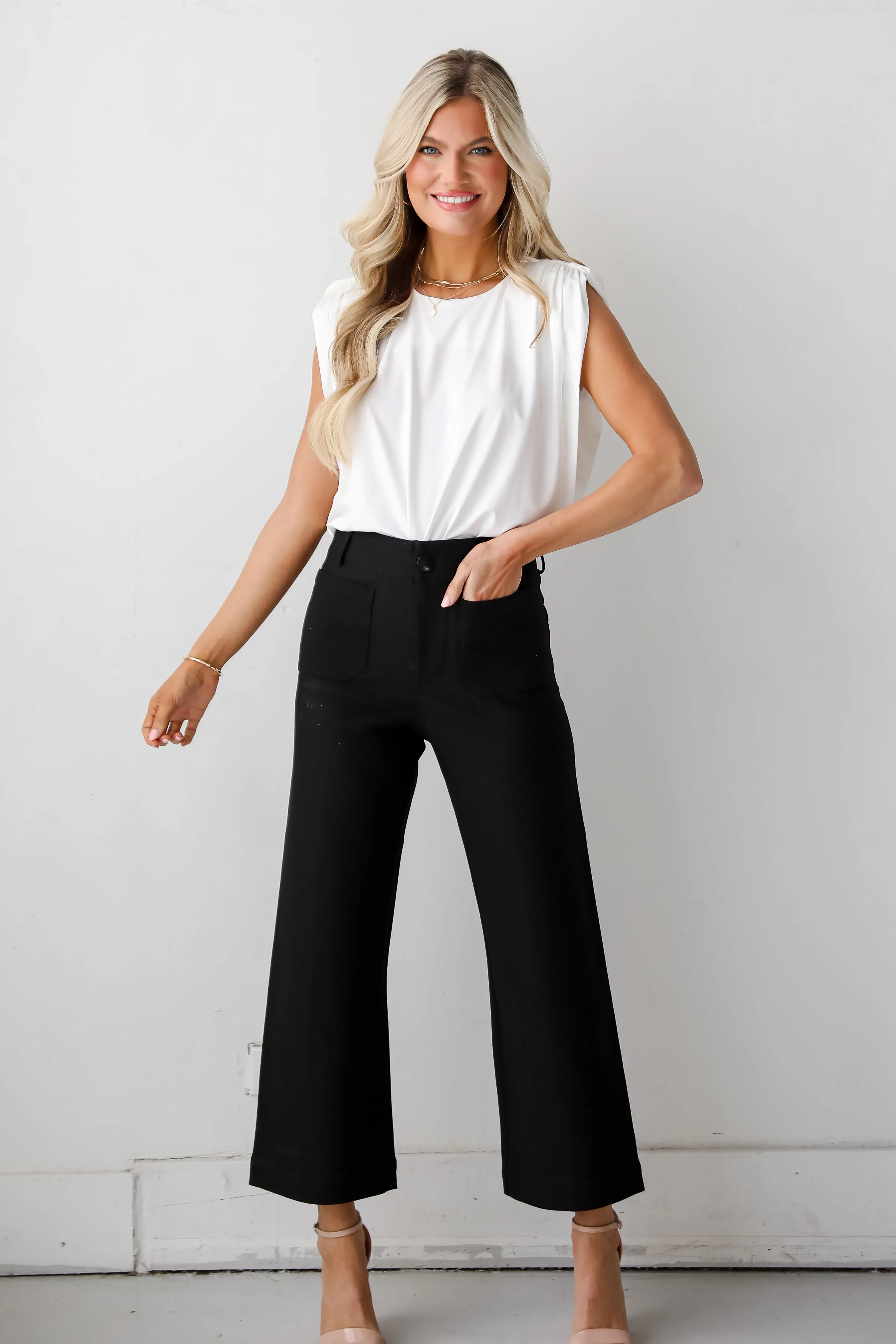 FINAL SALE - Icon Instinct Black Trouser Pants