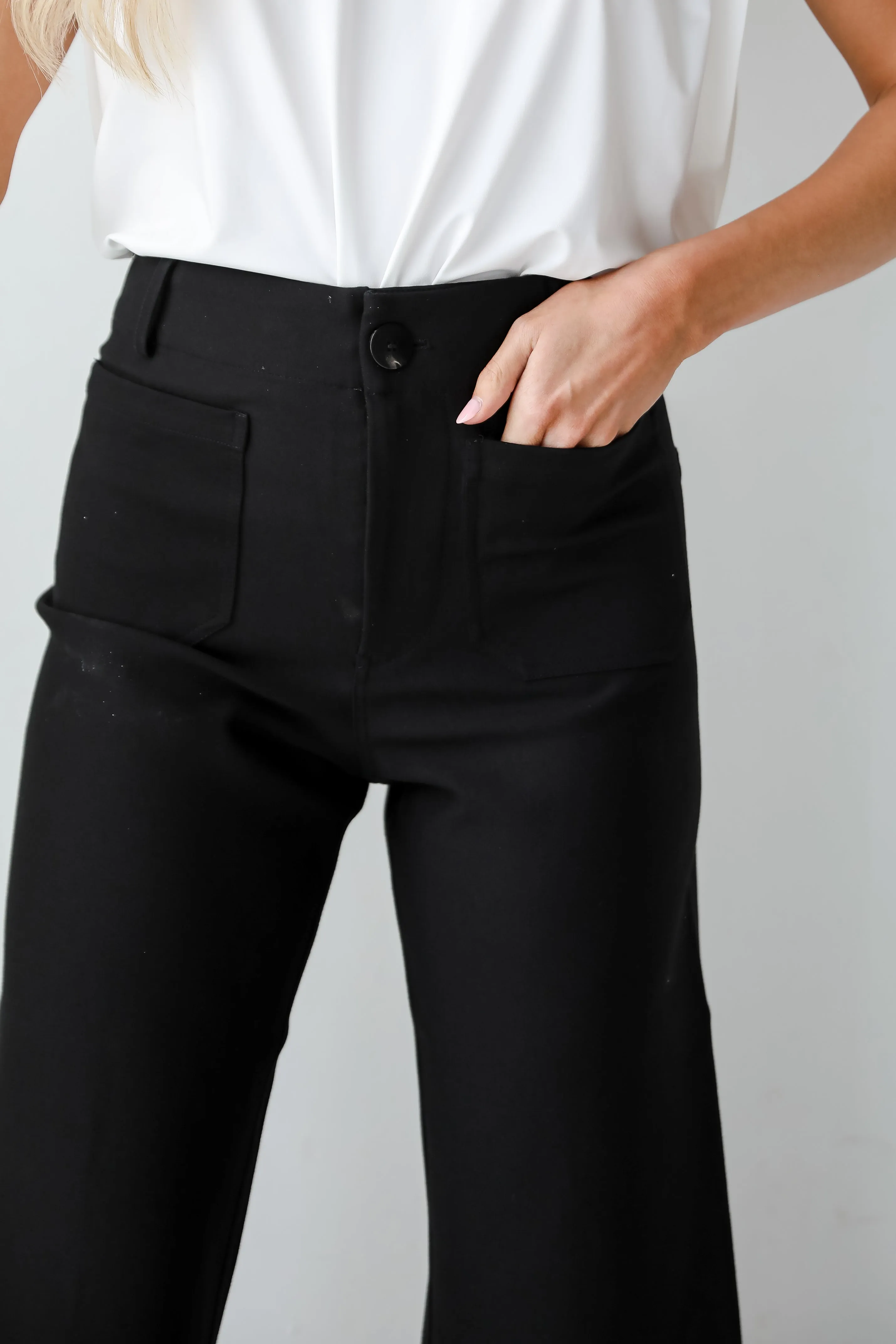 FINAL SALE - Icon Instinct Black Trouser Pants