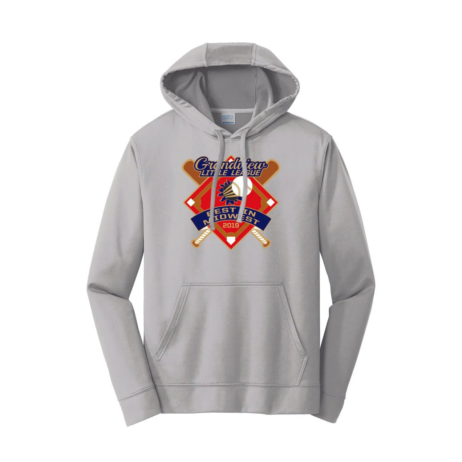 Grandview Little League Hoodie (Silver)