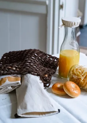 Hand-Crocheted Reusable Market Bags