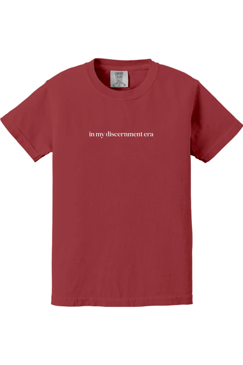 In My Discernment Era Youth T-shirt - Comfort Colors