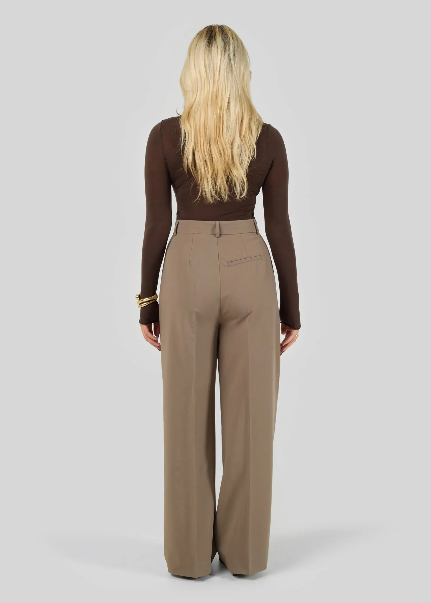 Jagger Tailored Trousers Taupe