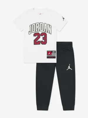 Jordan Boys Jersey Pack T-Shirt Set in Black