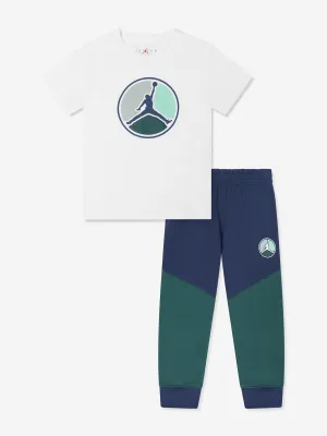 Jordan Boys Jumpman Flight HBR Trousers Set in Navy