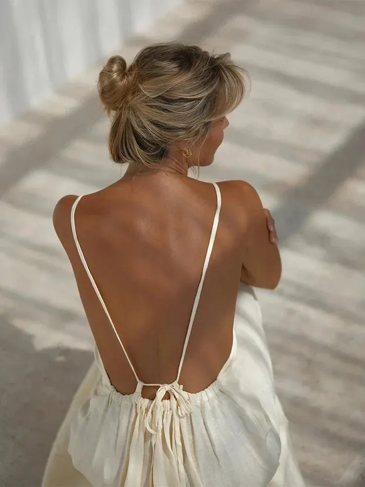 Karli - Elegant backless dress