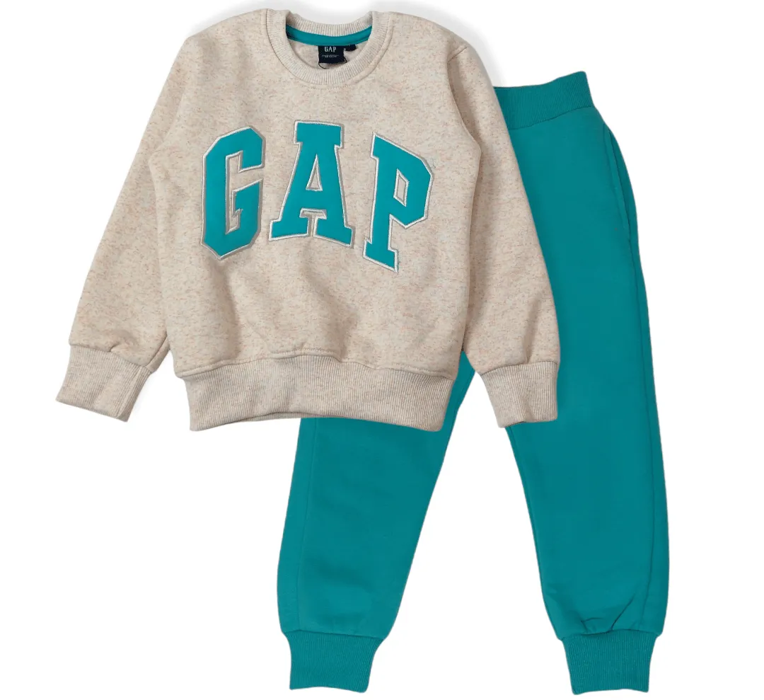 Kids Sweatshirt & Jogger Tracksuit "SET" - Green