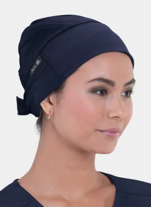 Koi Unisex Scrub Hat - Navy