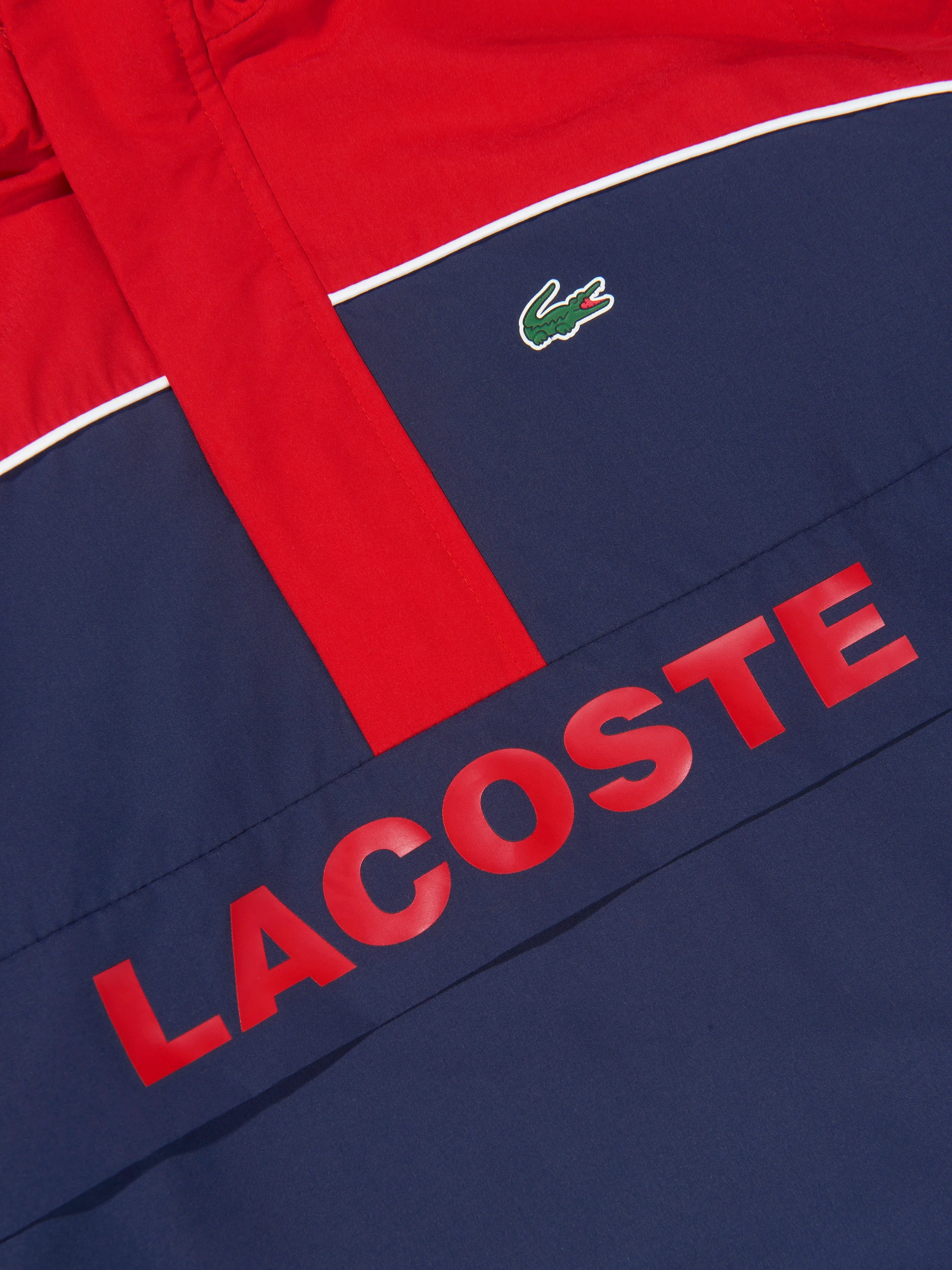 Lacoste Boys Logo Overhead Windbreaker