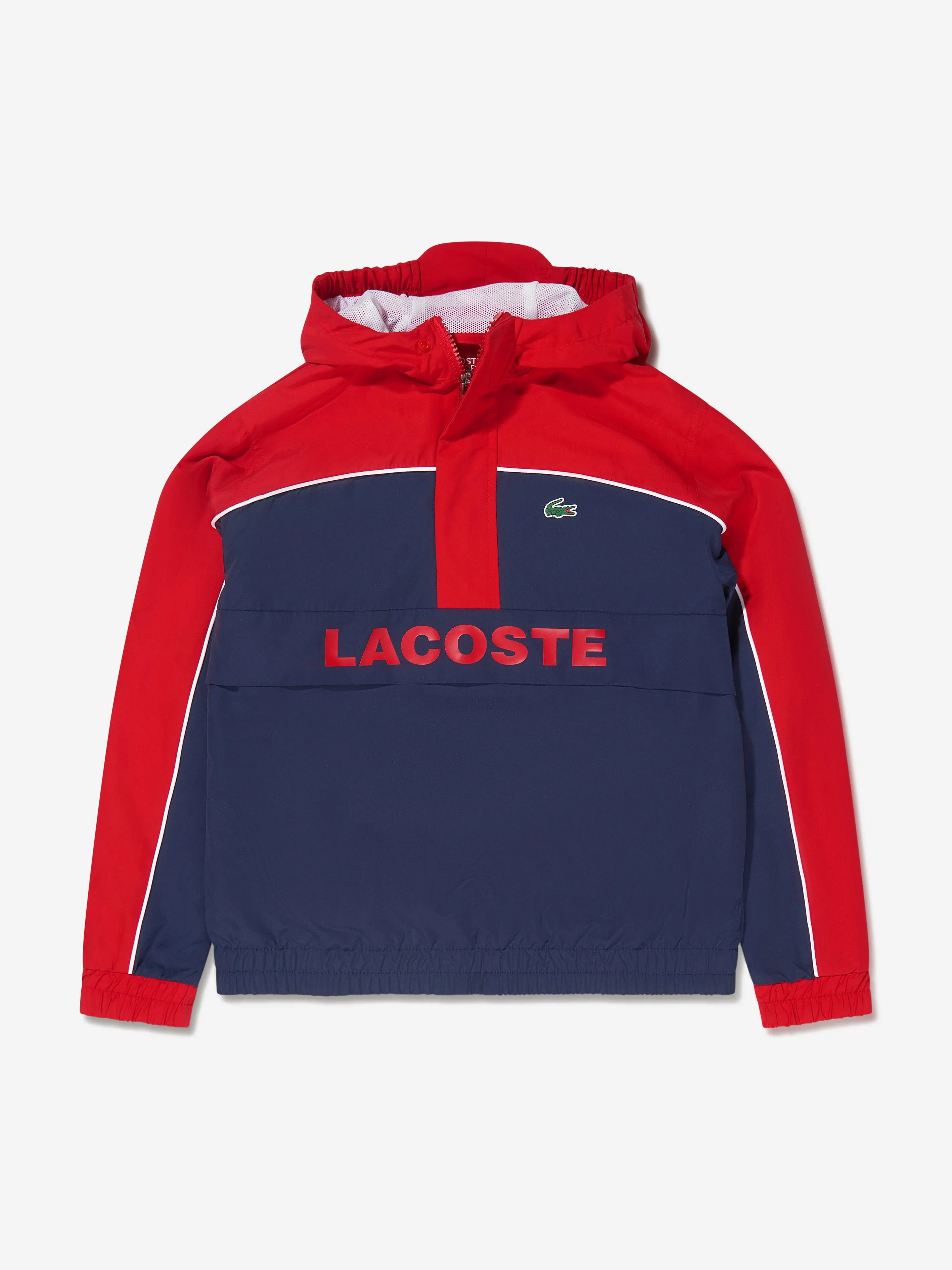 Lacoste Boys Logo Overhead Windbreaker