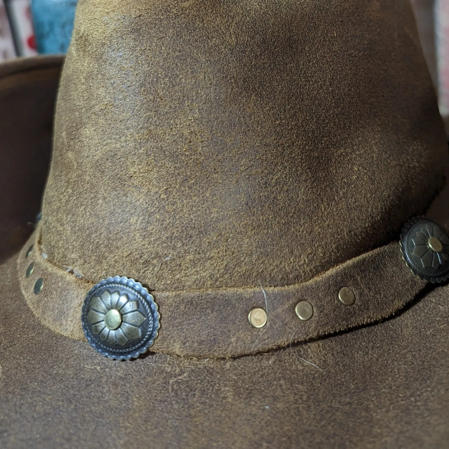 Leather "Silverton Dude" Hat by Minnetonka 9613