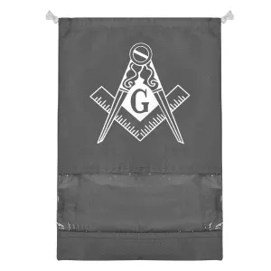 Master Mason Blue Lodge Shoe Cover - Gray Color (Set of 10)