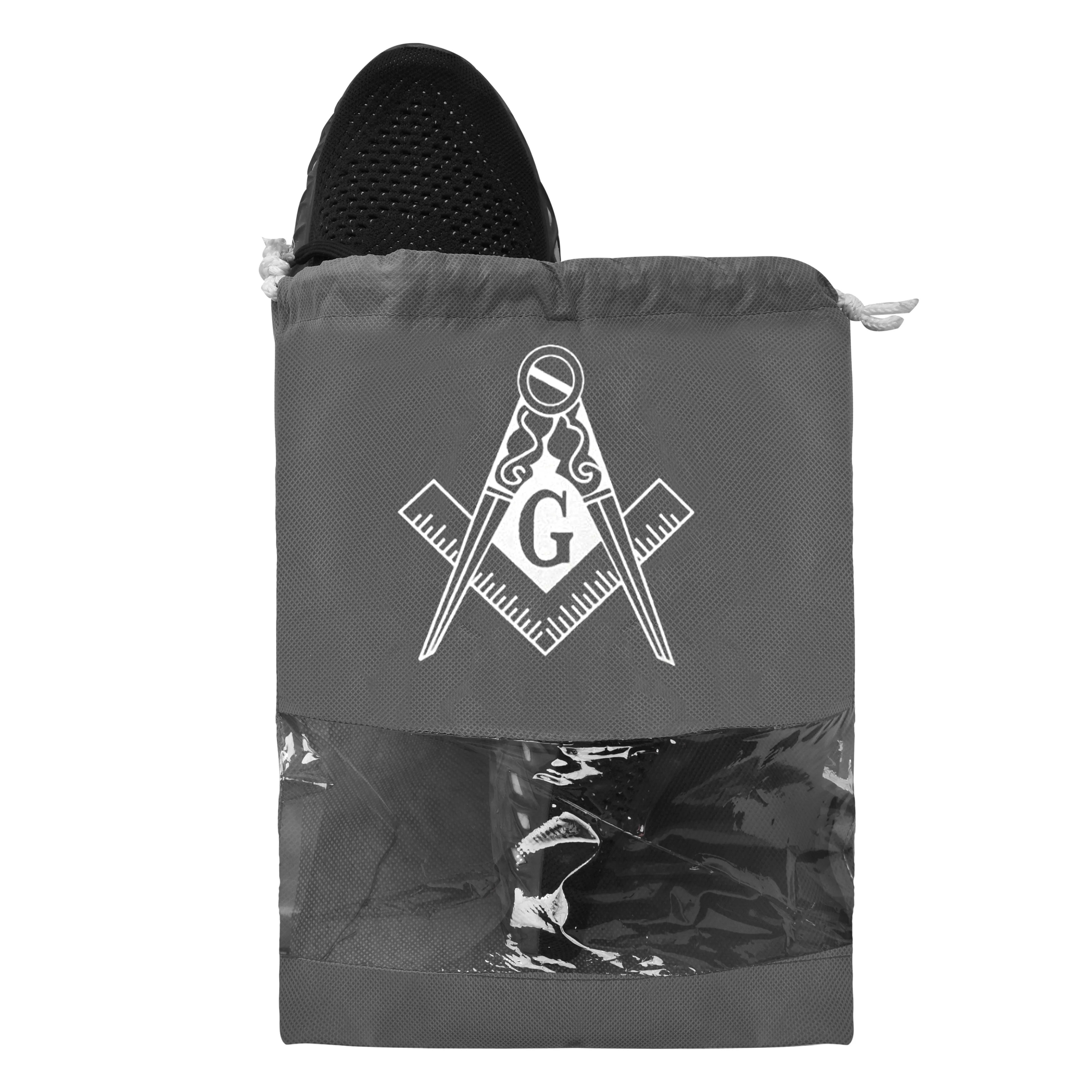 Master Mason Blue Lodge Shoe Cover - Gray Color (Set of 10)