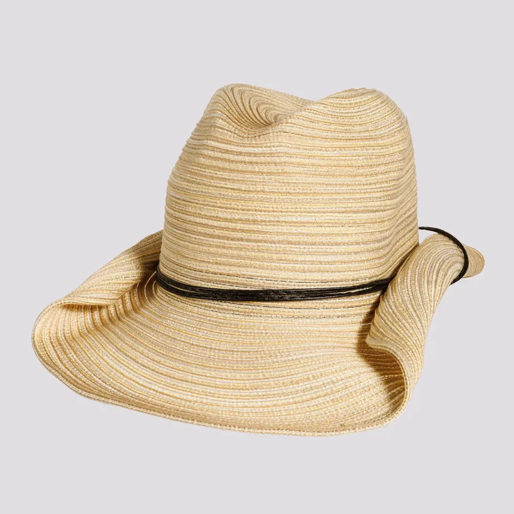 Memphis | Womens Rolled Brim Polybraid Western Cowgirl Hat