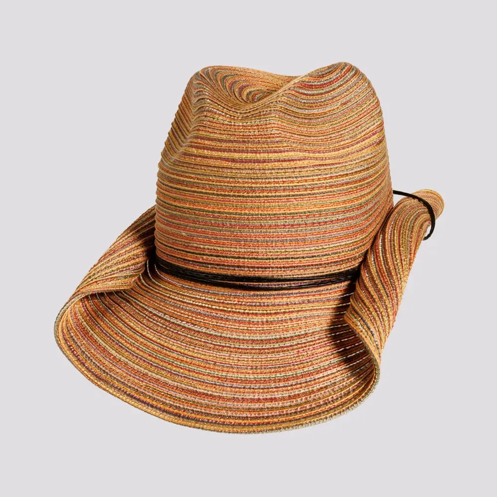 Memphis | Womens Rolled Brim Polybraid Western Cowgirl Hat