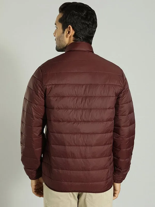 Men Solid Full Sleeve Puffer Jacket