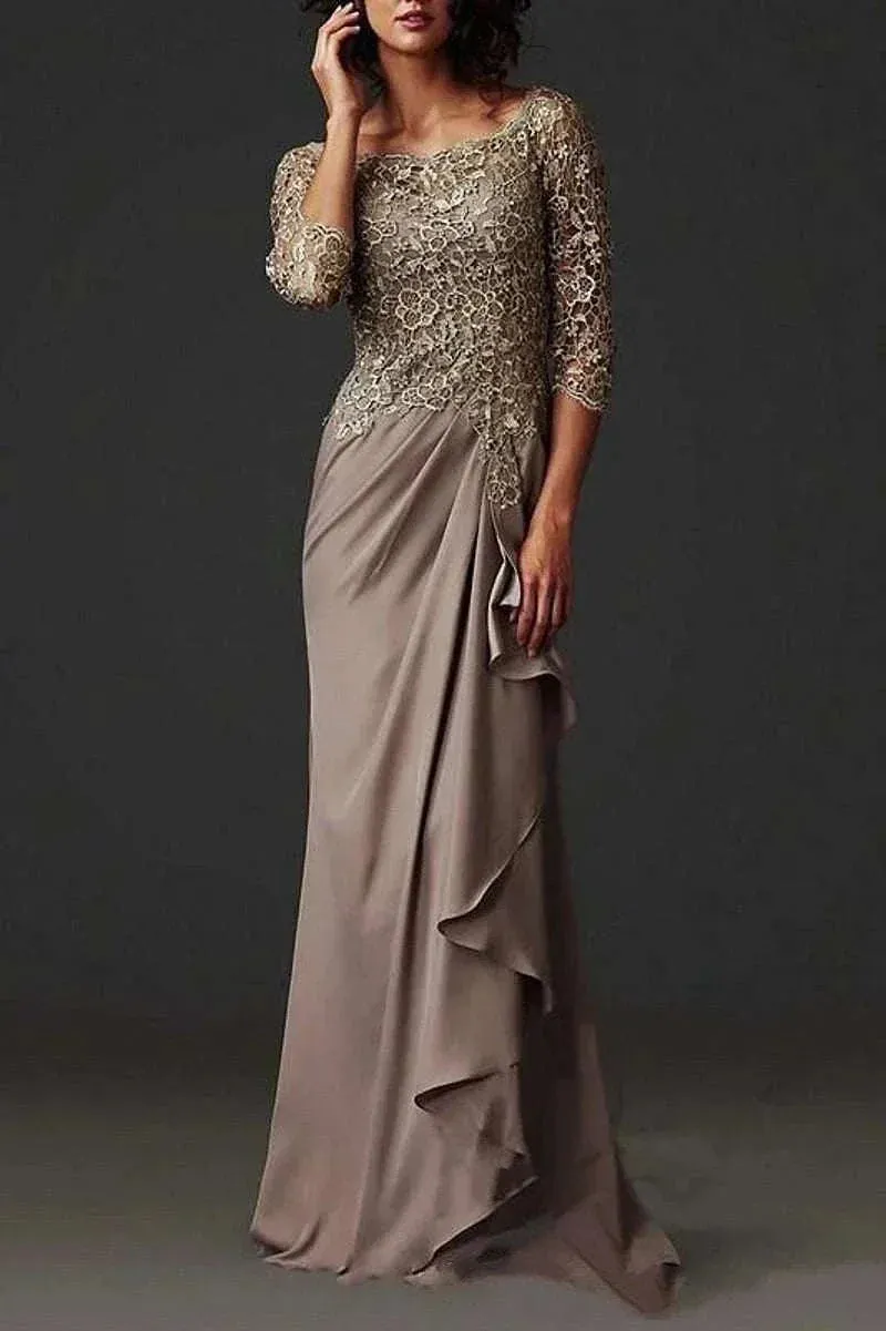 Mother Of The Bride Dresses - Elegant Brown Evening Gown 2024 - USA