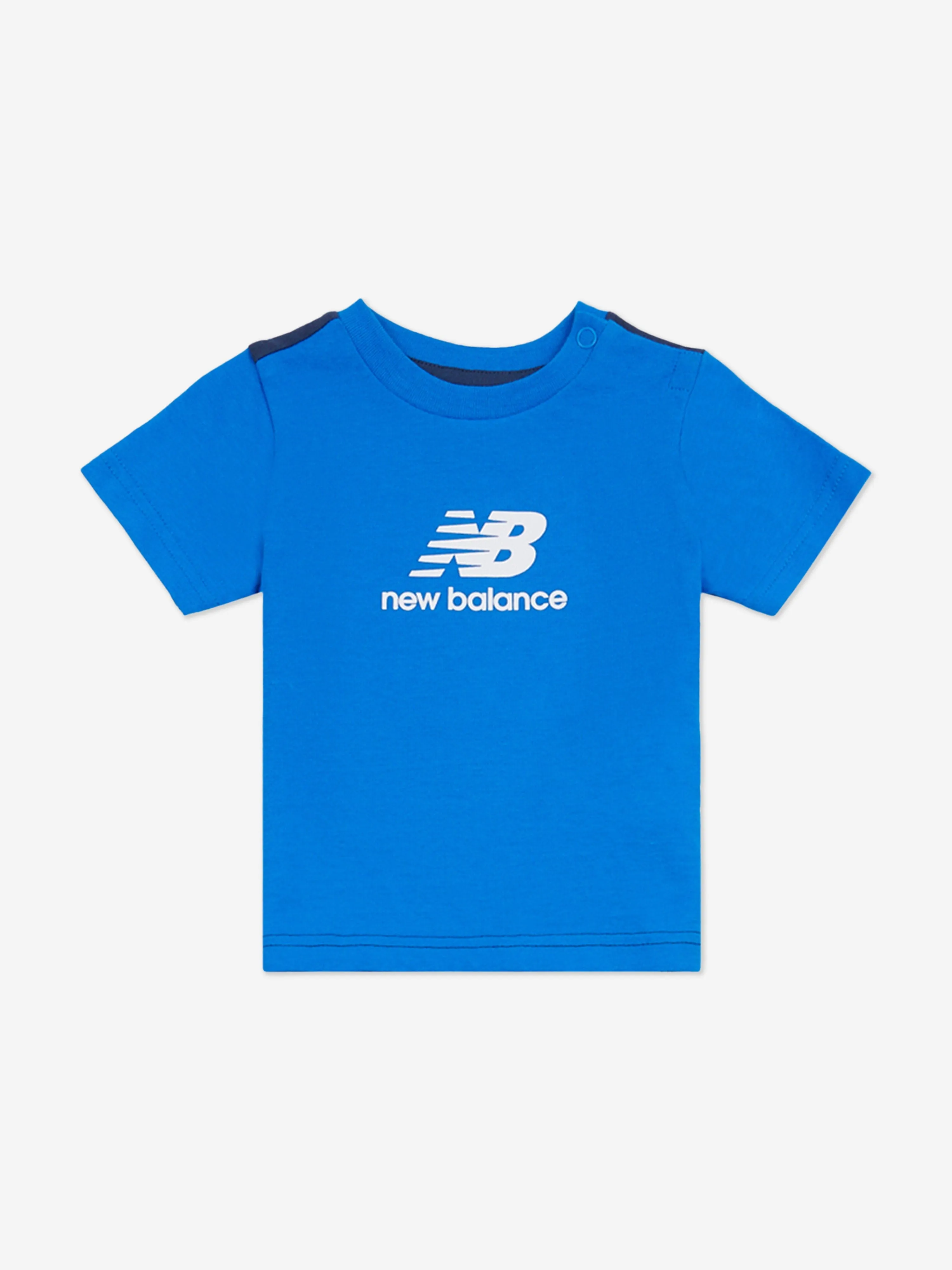 New Balance Baby Boys T-Shirt and Joggers Set in Blue