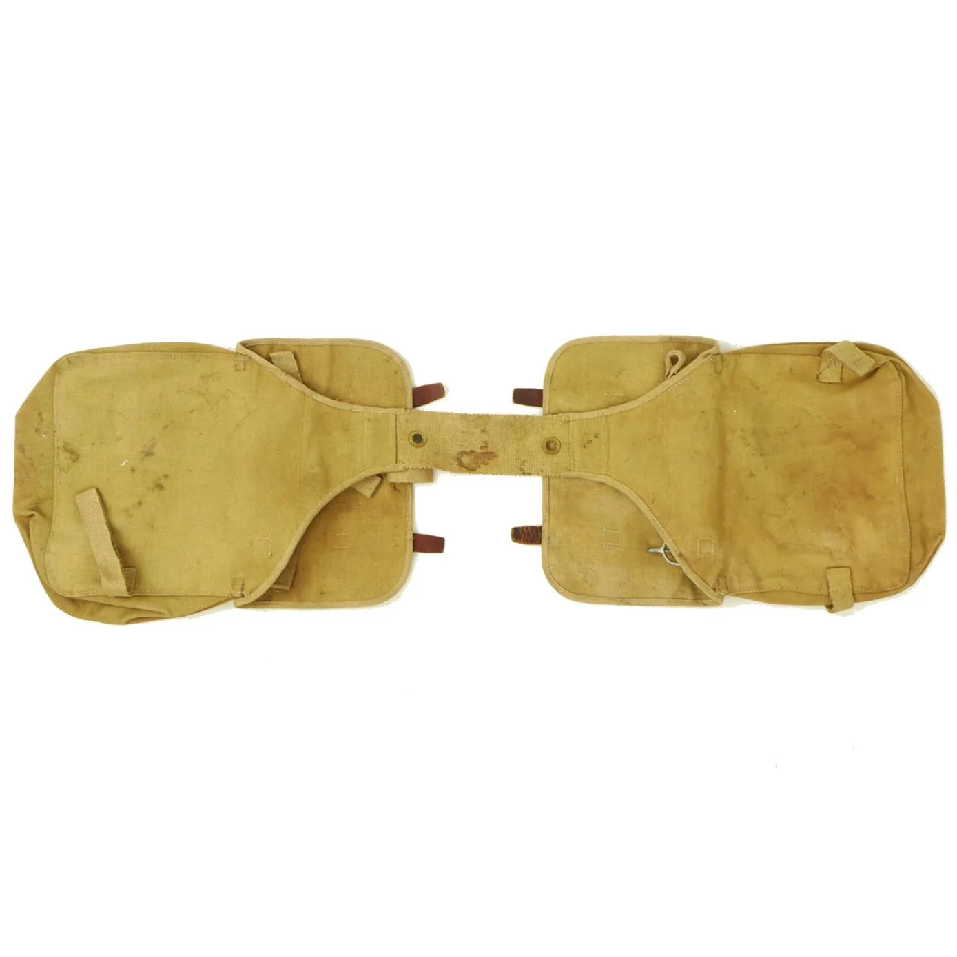 Original WWII Imperial Japanese Cavalry Cloth Saddlebags