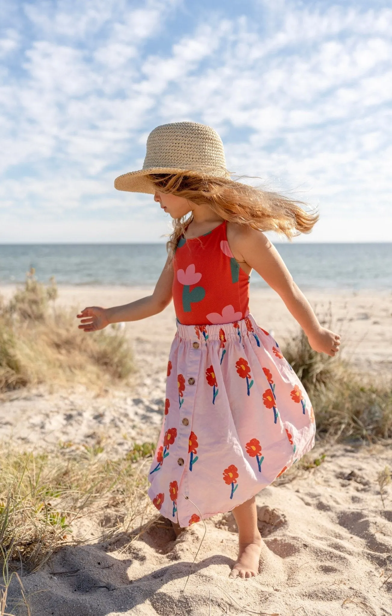 Poet Crochet Straw Hat