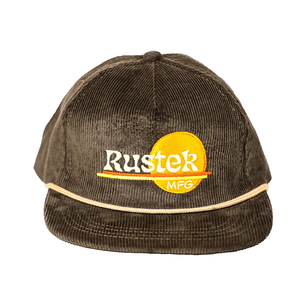 Rustek MFG Retro Hemp Corduroy Strapback | Green