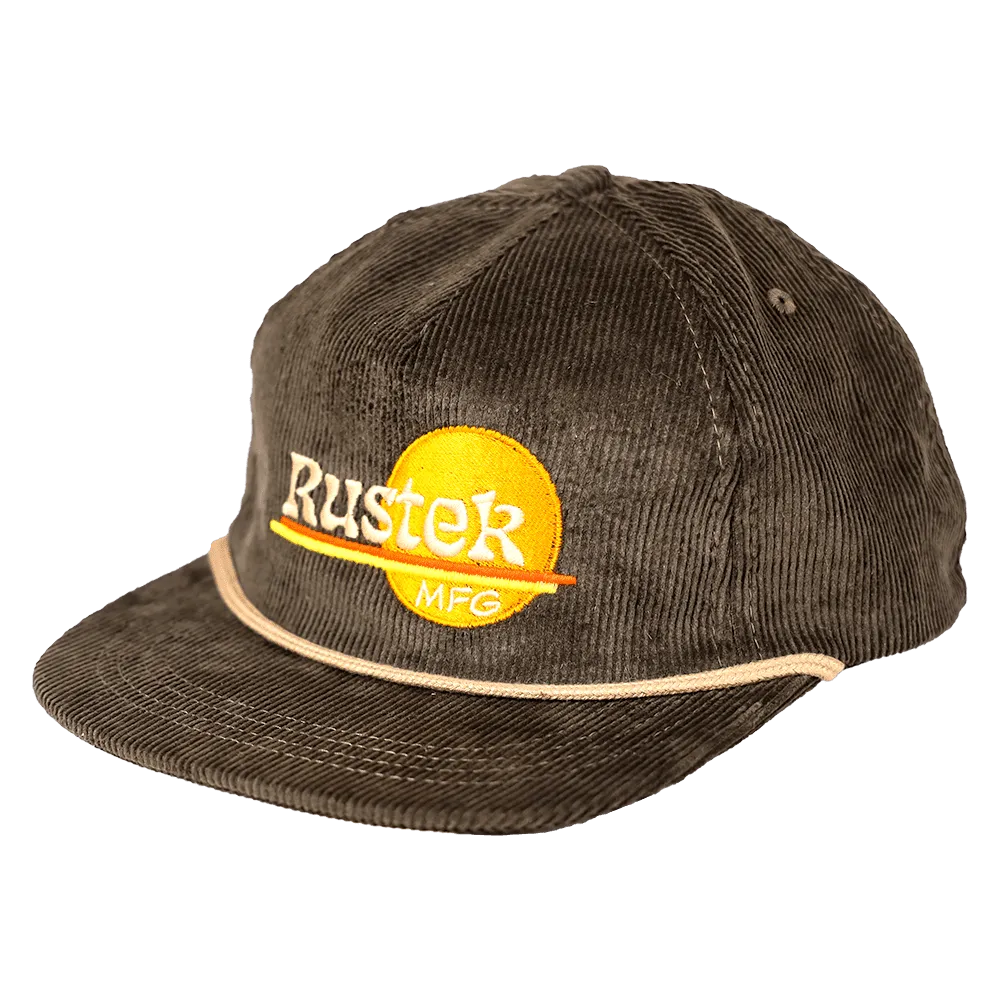 Rustek MFG Retro Hemp Corduroy Strapback | Green