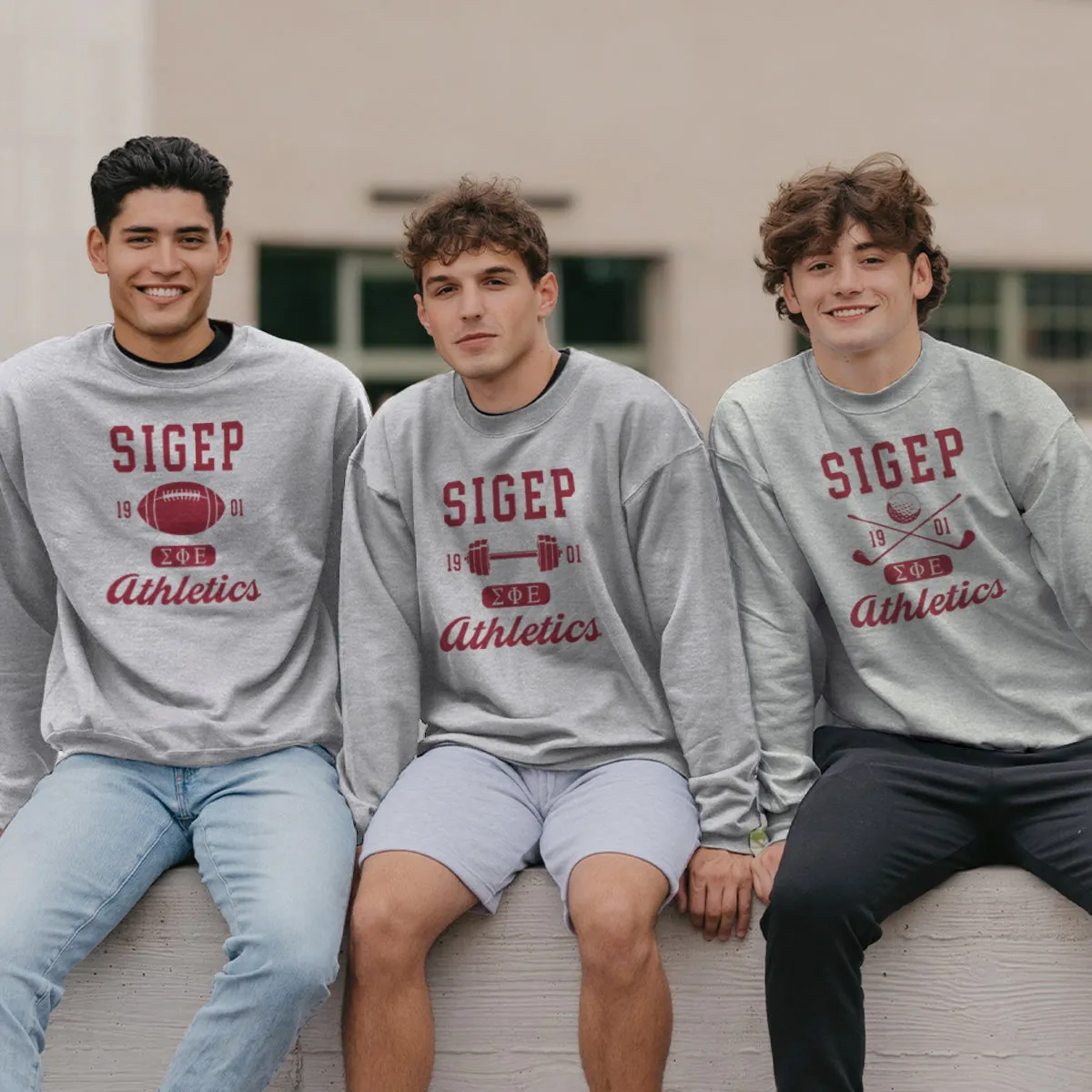 SigEp Athletic Crewneck