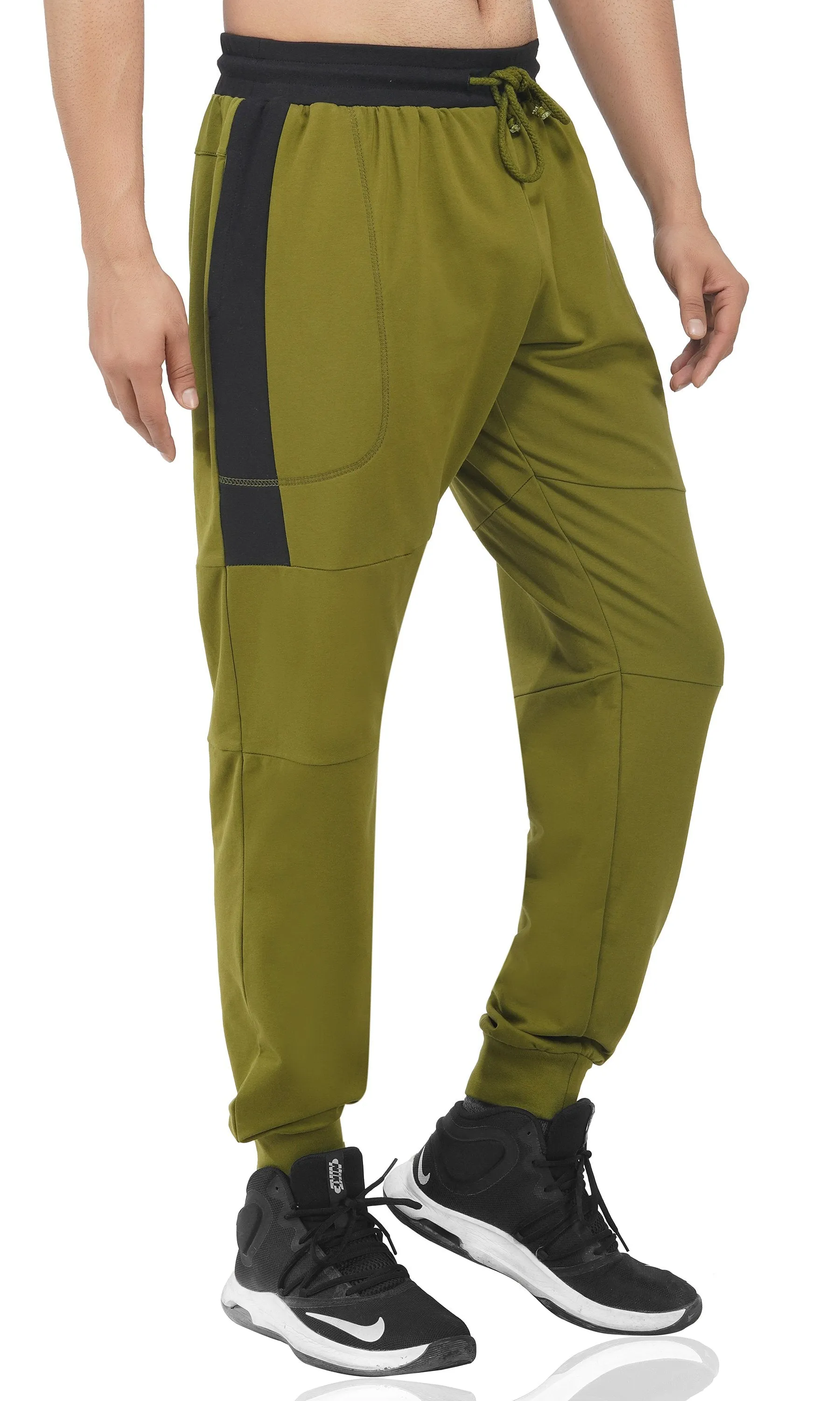 SLAY. Men's Olive Green Joggers